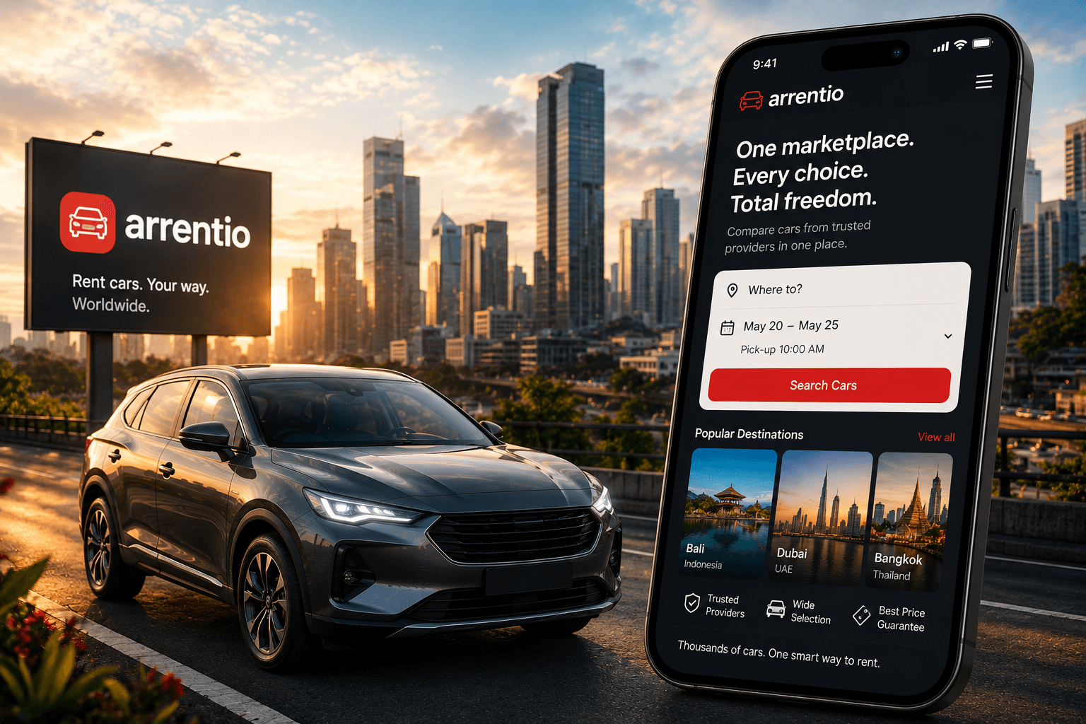 What Is a Car Rental Marketplace? Meet Arrentio