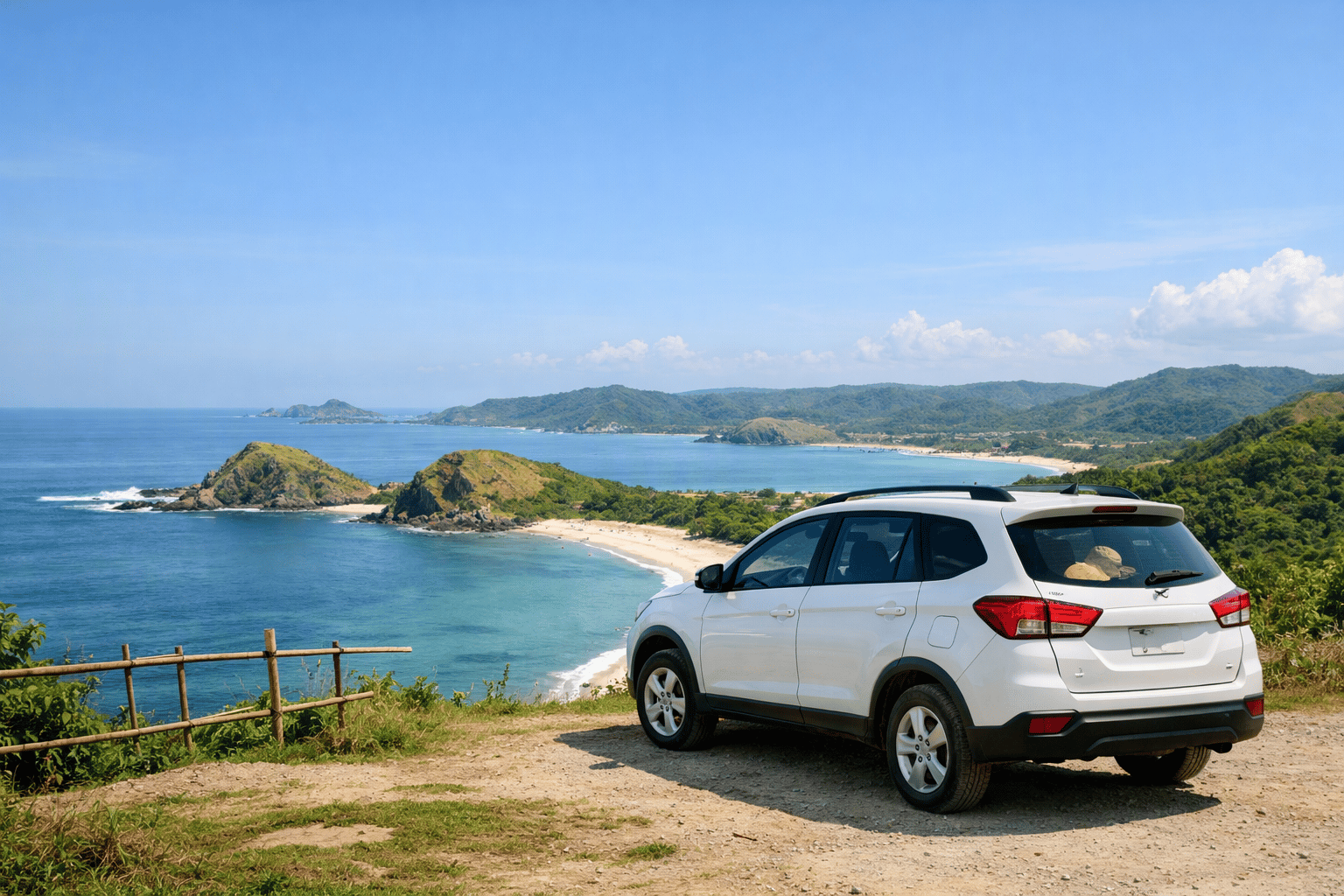 Car rental Lombok: Best beaches near Kuta Mandalika