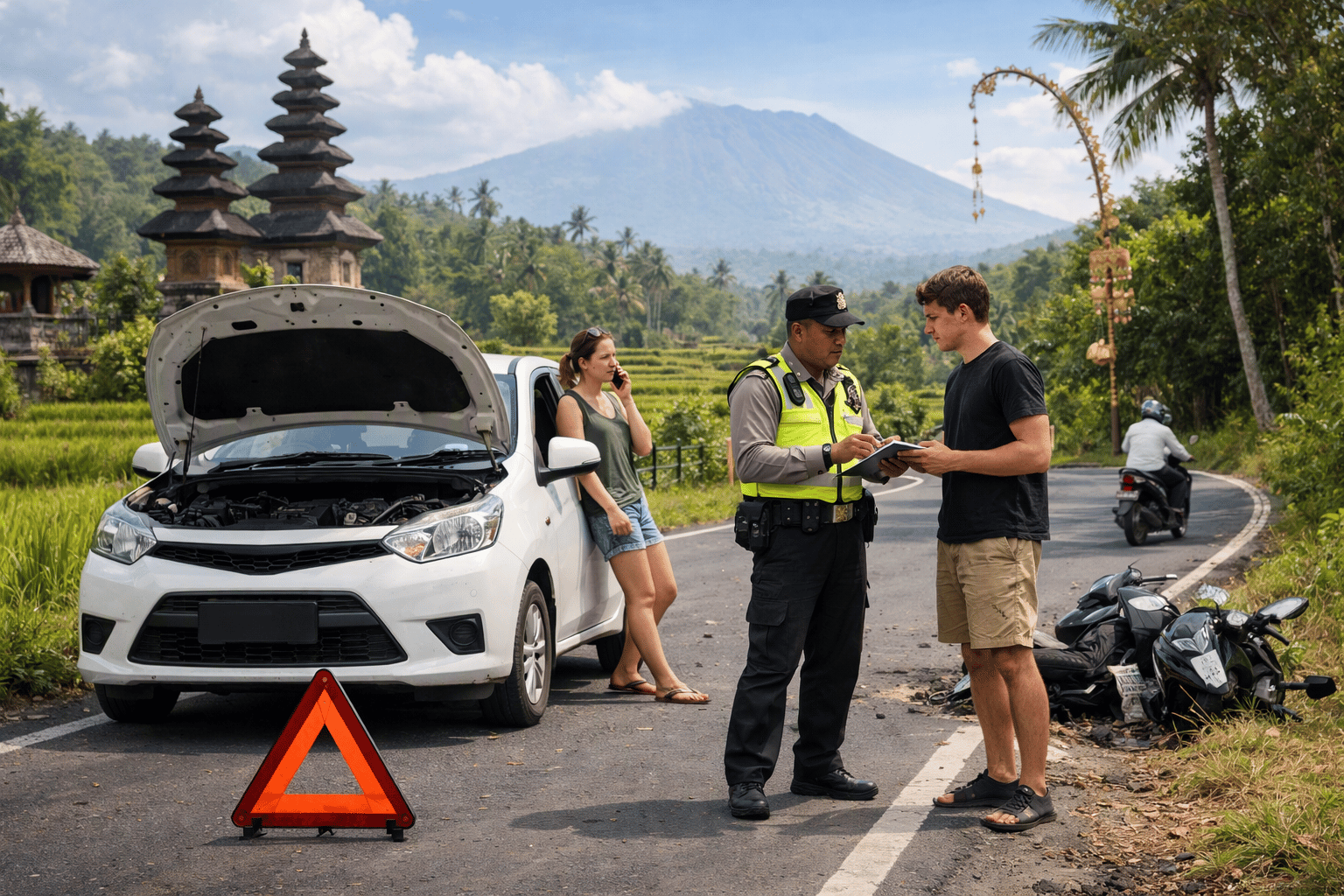 Car Rental Bali: What to Do If Your Rental Breaks Down or Crashes
