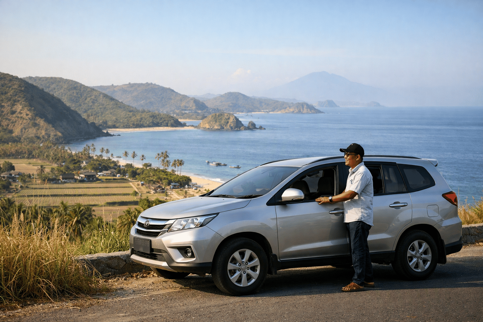 Car rental Lombok with driver: When to choose a driver