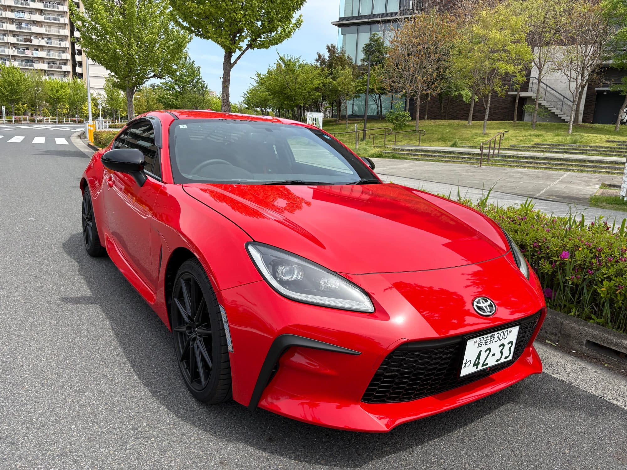 Toyota GR86 rental listing